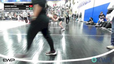 105-115 lbs Rr Rnd 4 - Aubrie Smittle, Wagoner Takedown Club vs Aaliyah Coombes, Wyandotte Youth Wrestling