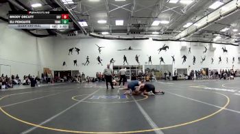 157 lbs Quarterfinal - Brody Orcutt, Davenport vs Eli Penquite, Trine