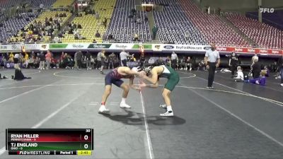 133 lbs Finals (2 Team) - Ryan Miller, Pennsylvania vs TJ England, Ohio