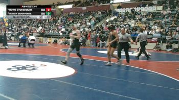 4A 126 lbs Quarterfinal - Rowe Stokenbury, Bauxite vs Matua Benavente, Gravette