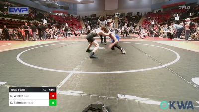 80 lbs Semifinal - Ronan Winkle, Raw Wrestling Club vs Carter Schmedt, Prodigy NDT