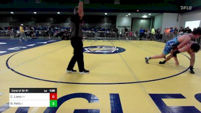 175 lbs Consi Of 32 #1 - Casey Liess, NY vs Brody Kelly, IL