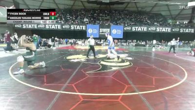 Boys 3A 285 lbs Champ. Round 1 - Kingslen Tuiaana Morris, Timberline vs Tycen Bock, Sedro-Woolley