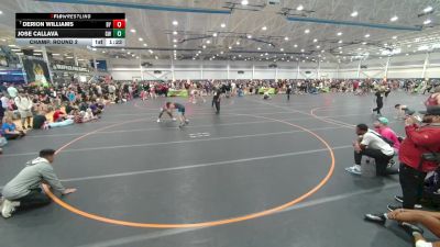 120 lbs Champ. Round 2 - Derion Williams, Unattached vs Jose Callava, Gladiator Wrestling