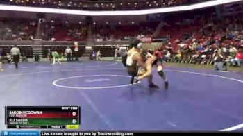 3 lbs Cons. Round 2 - Eli Sallis, Waterloo East vs Jakob McGowan, Fort Madison