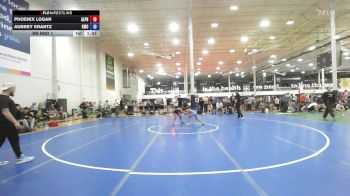 70 lbs Rr Rnd 1 - Phoenix Logan, Alpha Girlz vs Aubrey Krantz, Kraken Blue - Girls