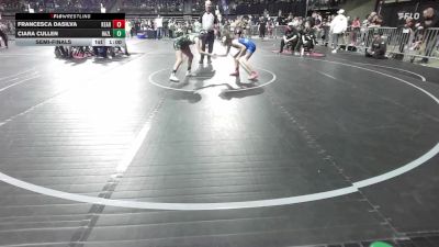 105 lbs Semifinal - Francesca Dasilva, Kearny vs Ciara Cullen, Hazlet Hawks