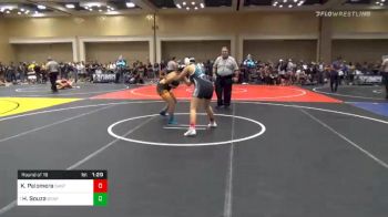 Match - Kayla Palomera, Santiago High School vs Hayley Shae Souza, Grapplers HI