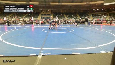 112 lbs Semifinal - Chloe Skiles, King Select vs Sienna Ocean Salaheddine, Arete Wrestling Academy