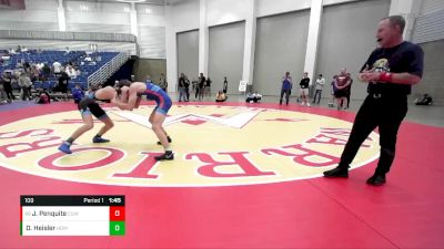 109 lbs Cons. Round 4 - Jordan Penquite, Carmel Usa Wrestling vs Drew Heisler, Homestead