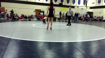 110lbs Cons. Round 3 - Elysia Wuollet, Kalama (Girls) vs Sophia Garza, Royal (Girls)