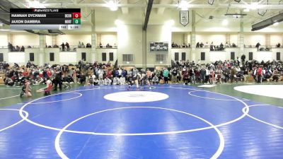 120 lbs Round Of 32 - Hannah Dyckman, Bristol County/Dighton Rehoboth vs Jaxon Dambra, Norton