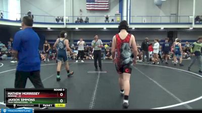 160 lbs Round 3 (8 Team) - Mathew Morrissey, Rednose vs Jaxson Simmons, Team Germantown