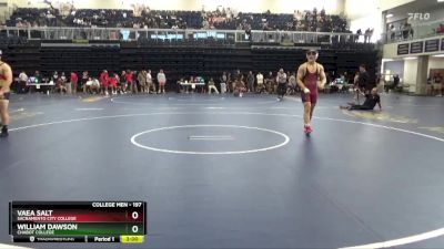 197 lbs Cons. Round 4 - William Dawson, Chabot College vs Vaea Salt, Sacramento City College