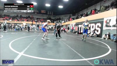 119 lbs Consi Of 4 - Victor Morales, CacheWrestlingClub vs Weslee Lindsey, Smith Wrestling Academy