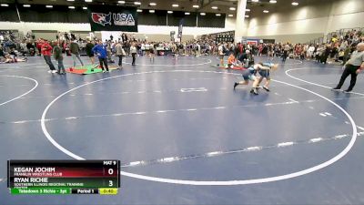 144 lbs Cons. Round 2 - Ryan Richie, Southern Illinois Regional Training Center vs Kegan Jochim, Franklin Wrestling Club