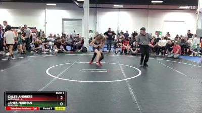 60 lbs Placement (4 Team) - Caleb Andress, Warhawks vs James Norman, Rebellion