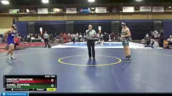 220 lbs Champ. Round 3 - Vincent Genatone, North Platte vs Daniel Summeril, Woodland Park