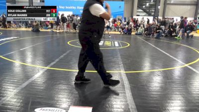 75 lbs Quarterfinal - Kole Collins, Pittsburgh vs Rylan Maines, Jersey Shore