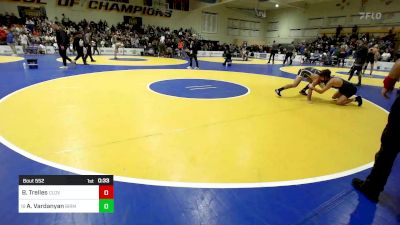 129 lbs Consi Of 16 #2 - Blake Trelles, Clovis North vs Arno Vardanyan, Birmingham