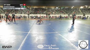 96 lbs Final - Jett Greer, Westmoore Wresting vs Jackson Beckley, Team Tulsa Wrestling Club