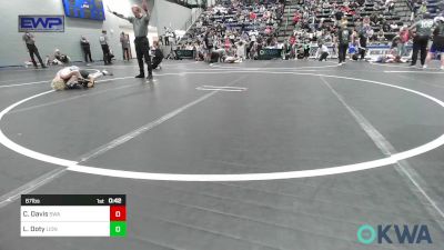 67 lbs Consolation - Caeden Davis, Shelton Wrestling Academy vs Luke Doty, Lions Wrestling Academy