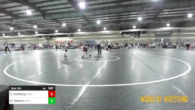 83 lbs Quarterfinal - Cody Holtberg, Red Star Wrestling Academy vs Nolan Deshon, Neighborhood Wrestling Club