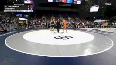 157 lbs Cons. Sub-rd Of 64 - Bly Christianson, CT vs Caden Keith, CA