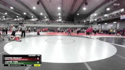 100 lbs Cons. Round 2 - Cooper Bradley, Odessa Youth Wrestling Club-AAA vs Carter York, Ozark Youth Wrestling-AAA