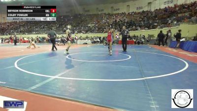 101 lbs Round Of 64 - Bryson Robinson, Collinsville Junior High vs Colby Fowler, Ada Junior High