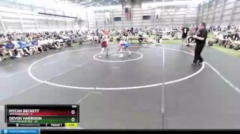 106 lbs 4th Wrestleback (16 Team) - Mycah Beckett, Wisconsin Blue vs Devon Harrison, Team Missouri Red