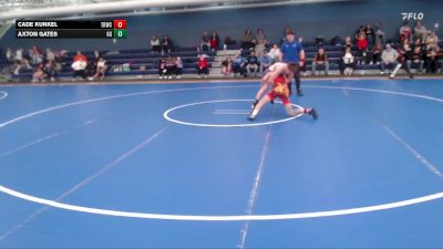109-120 lbs Cons. Semi - Axton Gates, GI Grapplers vs Cade Kunkel, Twin River Wrestling Club