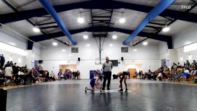 JH 85 lbs Cons. Round 1 - Cree Foley, Oak Grove JH vs Jack Forbes, Ocean Springs JH