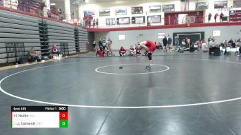 165 lbs Cons. Round 2 - Jackson Damenti, Colorado School Of Mines vs Hunter Mullin, Western Colorado