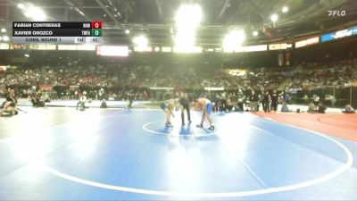 5A 120 lbs Cons. Round 1 - Fabian Contreras, Nampa vs Xavier Orozco, Twin Falls