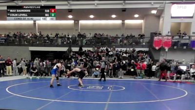 165 lbs Consi Of 16 #2 - Max Saunders, Fairfield Ludlowe vs Colin Lovell, Hall