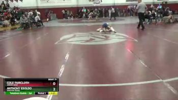 106 lbs Champ. Round 2 - Cole Faircloth, Arbor View vs Anthony Esoldo, Shadow Ridge