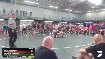 126 lbs Placement Matches (16 Team) - Marcus Wright, Team Rich Habits vs Jackson Heaston, Indiana Outlaws