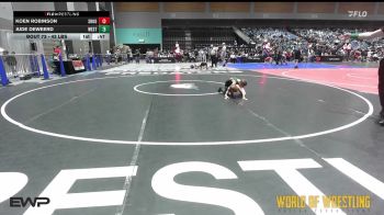 43 lbs Consolation - Koen Robinson, Shootbox vs Jude DeWeerd, Westshore Wrestling Club