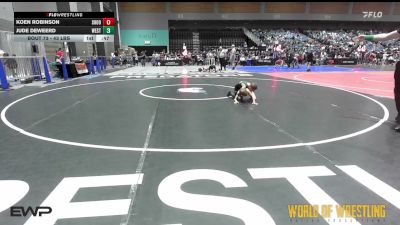 43 lbs Consolation - Koen Robinson, Shootbox vs Jude DeWeerd, Westshore Wrestling Club