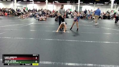 84 lbs Round 1 (8 Team) - Liam Arroyo, Warhawks vs Zack Levine, Savage Barn Brothers