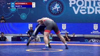 92 kg Finals 1-2 - Mustafagadzhi Malachdibirov, Individual Neutral Athletes vs Sali Yusrefov SALIEV, Bulgaria