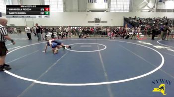 106 lbs 5th Place Match - Annabella Pigeon, Niskayuna Youth Wrestling vs Raelyn Diebel, Gowanda Wrestling Club