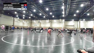 120 lbs Semifinal - Gary Mendez, Youth Impact Center Wrestling Club vs Kellen Mesina, Golden Bears Wrestling Club