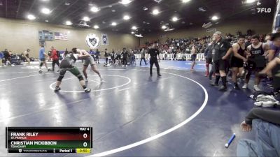 215 lbs Cons. Round 3 - Frank Riley, St. Francis vs Christian McKibbon, Tehachapi