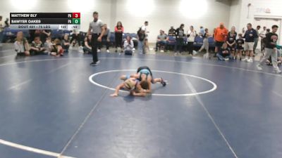 75 lbs 5th Place - Matthew Bly, PA vs Sawyer Oakes, PA