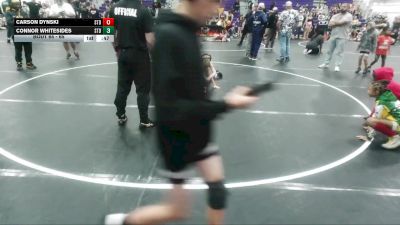 65 lbs Cons. Semi - Connor Whitesides, Summerville Take Down vs Carson Dynski, Summerville Take Down