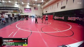 144-148 lbs Round 3 - Cole Mansfield, Ralston Valley vs Thomas Jiron, Northfield