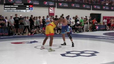70F kg Champ. Round 2 - Jordan Williams, Hawkeye Wrestling Club vs Brandt Harer, Skwc