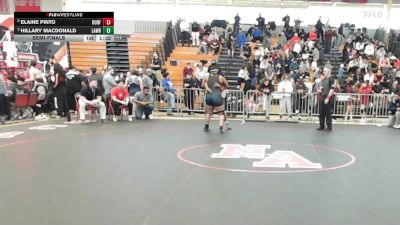 235 lbs Semifinal - Elaine Pinto, Durfee vs Hillary MacDonald, Lawrence